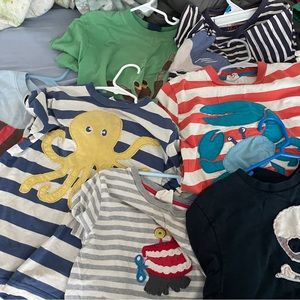 Lot of 7 mini Boden 7/8 T-Shirts
